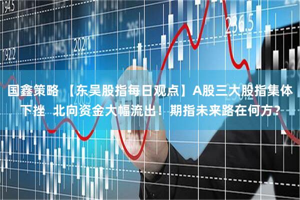 国鑫策略 【东吴股指每日观点】A股三大股指集体下挫  北向资金大幅流出！期指未来路在何方？